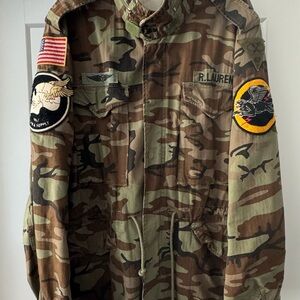 Denim & Supply Ralph Lauren Camouflage Military Jacket